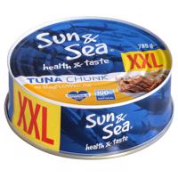 Sun&Sea Tuňák kousky ve slunečnicovém oleji XXL 785 g