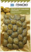Symeons Zelené olivy plněné papričkou jalapeňo 200 g