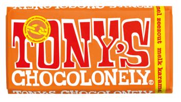 Tony’s Chocolonely Mléčná čokoláda, karamel a mořská sůl 180 g