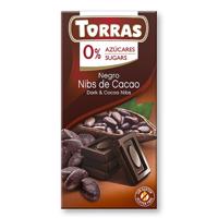 Torras Hořká čokoláda s kakaovými boby 75 g