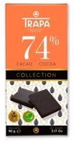 Trapa hořká čokoláda 74%  90 g expirace