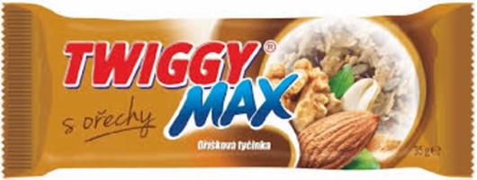 Twiggy Max ořechové s ořechy 35 g