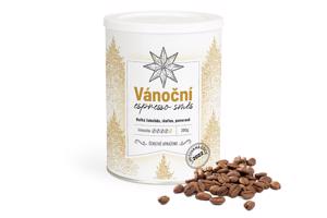 Vánoční espresso směs - dárková dóza 300 g