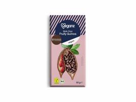 Veganz Kokosová čokoláda Fruity quinoa BIO 80 g - expirace