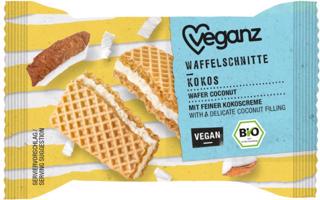 Veganz Kokosová vafle BIO 22 g