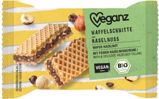 Veganz Oříšková vafle BIO 22 g