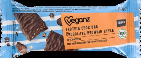 Veganz Proteinová tyčinka čoko brownie BIO 50 g