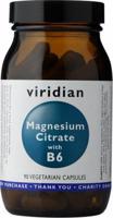 Viridian Magnesium Citrate with Vitamin B6 90 kapslí