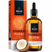 WoldoHealth Vitamin D3 + K2 Kapky ( 1000 I.U. ) 50 ml
