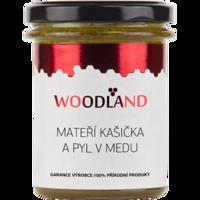 Woodland Mateří kašička a pyl v medu 250 g