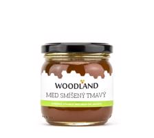 Woodland smíšený tmavý med 250 g