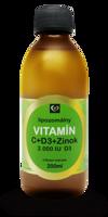 Zdravý Svet Lipozomální vitamín C + D3 + Zinek 200 ml