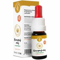 Zelená země CBD konopný olej s rozmarýnem - regenerační sérum 10 ml 5% expirace